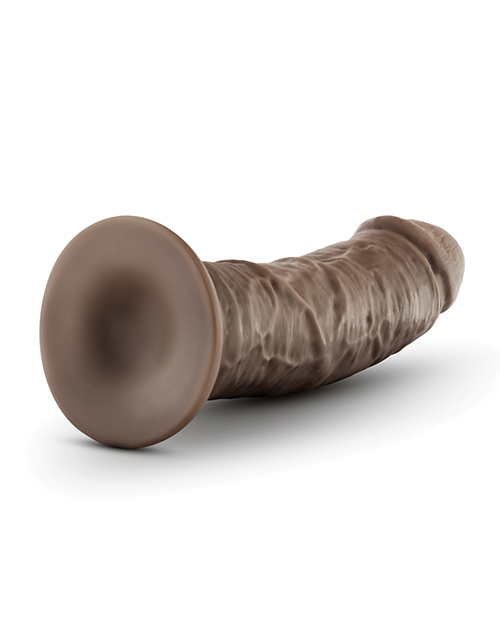 Blush Dr Skin Glide Self Lubricating Dildo Chocolate Temporary