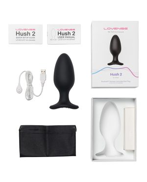 Lovense Hush 2 2.25" Butt Plug - Black - Image 5