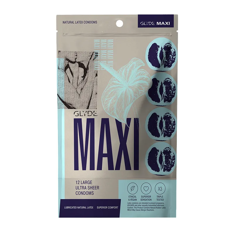 GLYDE larger fit condoms